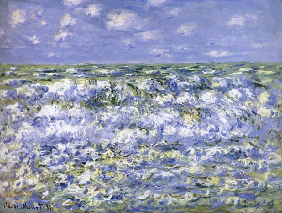 Claude Monet Waves Breaking